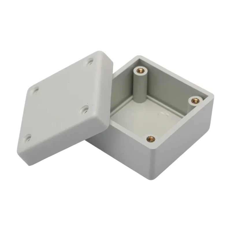 Hammond Flame Retardant ABS Enclosure IP54 Grey 28mm x 56mm x 56mm 1594AGY