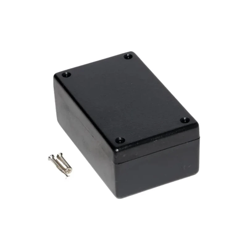 Hammond 1594 Series Flame Retardant ABS Enclosure Black Lid IP54, 33 mm x 104 mm x 66 mm IP54