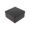 Hammond 1590 Series Die Cast Aluminium Enclosure Black Lid IP54, 55 mm x 119.5 mm x 119.5 mm IP54