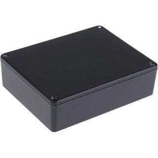 Hammond 1590 Series Black Black Lid Die Cast Aluminium Enclosure, IP54, 30 mm x 118.5 mm x 93.5 mm 