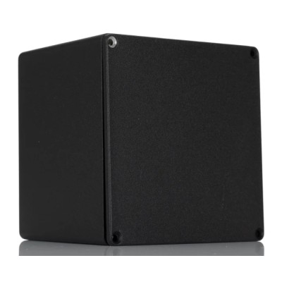 Hammond 1590 Series Die Cast Aluminium Enclosure Black Lid IP54 Rated 94mm x 119mm x 120mm IP54