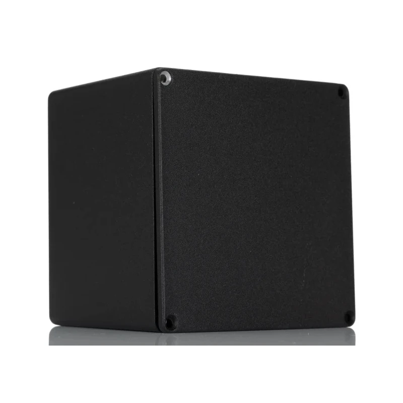 Hammond 1590 Series Die Cast Aluminium Enclosure Black Lid IP54 Rated 94mm x 119mm x 120mm IP54
