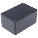 Hammond 1590 Series Die Cast Aluminium Enclosure Black Lid IP54 Protection 59 mm x 120 mm x 80 mm IP54