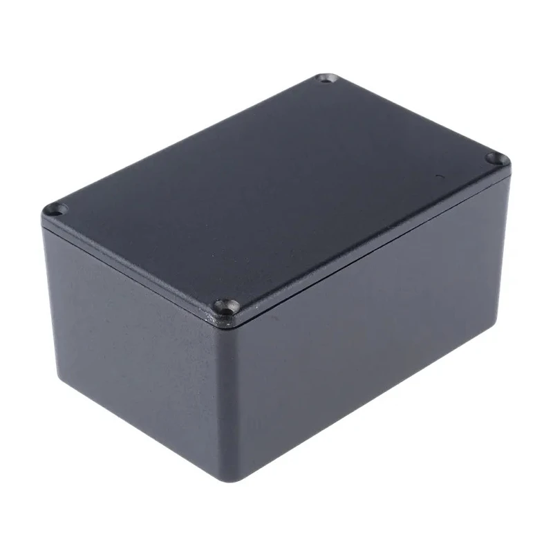 Hammond 1590 Series Die Cast Aluminium Enclosure Black Lid IP54 Protection 59 mm x 120 mm x 80 mm IP54