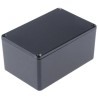 Hammond 1590 Series Die Cast Aluminium Enclosure Black Lid IP54 Protection 59 mm x 120 mm x 80 mm IP54