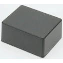 Hammond 1590 Series Die Cast Aluminium Enclosure Black Lid IP54 53 mm x 125 mm x 125 mm 