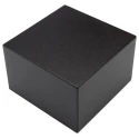 Hammond Die Cast Aluminium Enclosure Black Lid IP54 75 mm x 125 mm x 125 mm 