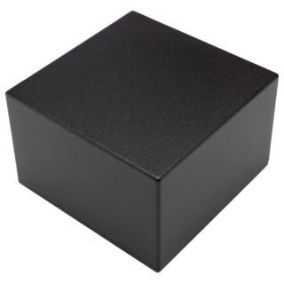 Hammond Die Cast Aluminium Enclosure Black Lid IP54 75 mm x 125 mm x 125 mm 