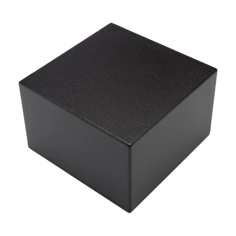 Hammond Die Cast Aluminium Enclosure Black Lid IP54 75 mm x 125 mm x 125 mm 