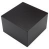 Hammond Die Cast Aluminium Enclosure Black Lid IP54 75 mm x 125 mm x 125 mm