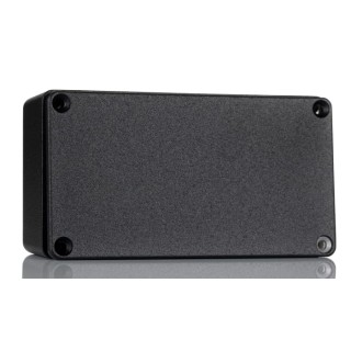 Hammond 1590 Series Die Cast Aluminium Enclosure Black Lid IP54 Rated 40 mm x 121.1 mm x 66 mm IP54