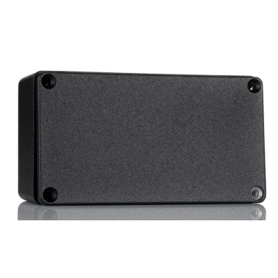 Hammond 1590 Series Die Cast Aluminium Enclosure Black Lid IP54 Rated 40 mm x 121.1 mm x 66 mm IP54