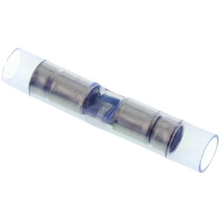 TE Connectivity PIDG Butt Splice Connector Blue Insulated Tin 16 AWG 320562