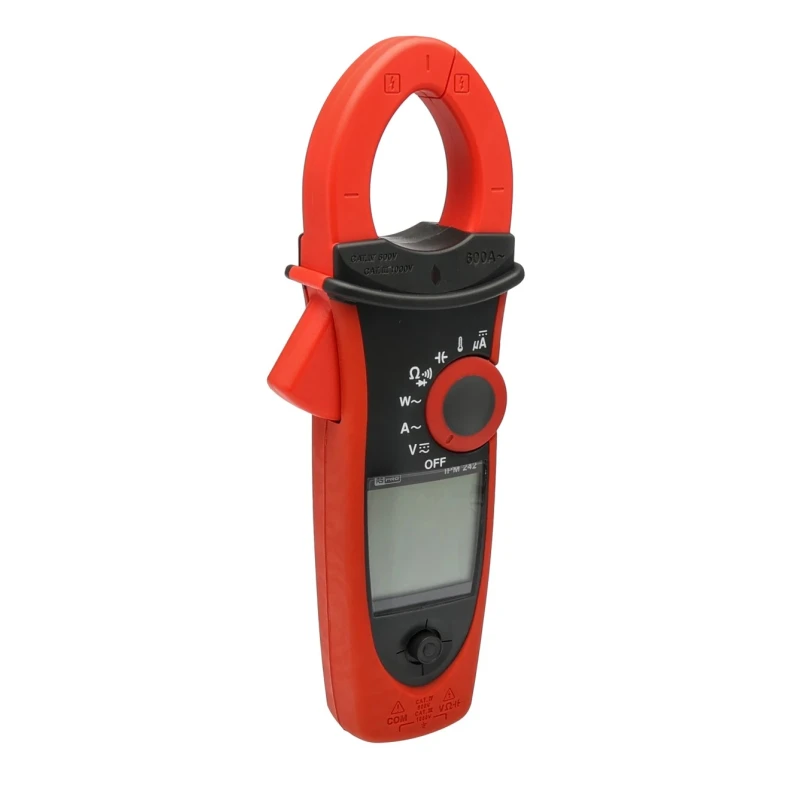 RS PRO AC/DC Clamp Meter with Non-Contact Voltage Detector, 1 mA DC, 600 A AC, 1000 V DC CAT III CAT IV 124-1959