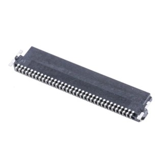 ERNI SMC Series Right Angle Surface PCB Socket, 68-Contact, 2 Row, 1.27 mm Pitch, 1.7A Current, Solder 154743 / 154743-E