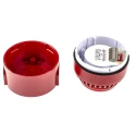 Eaton RoLP Solista Series Red Sounder-Beacon Combination, IP54, IP65, 28V DC, 101 dB @ 1m Electronic Sounder 