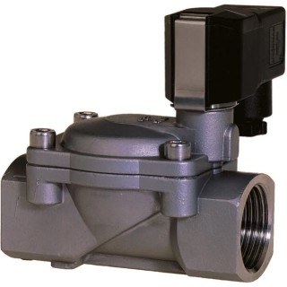 Buschjost Solenoid Valve 2 Port NC G1/2 Threaded Inlet and Internal Thread Outlet Stainless Steel Body 8273200.9136.02400