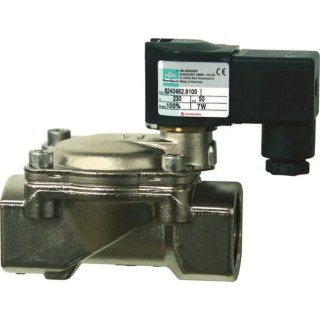 Buschjost Solenoid Valve 2 Port Normally Closed Brass Body, 230V AC, 16 Bar, 25mm Orifice 8240400.9101.23050