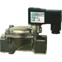 Buschjost 2 Port Normally Closed Brass Solenoid Valve G 3/8, 230V AC, 16 bar, Orifice 10mm 8240100.9101.23050