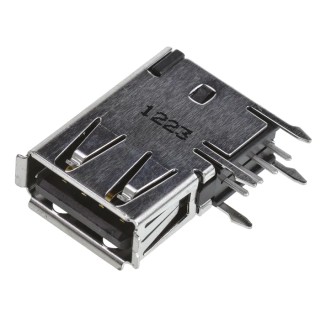 TE Connectivity Right Angle Through Hole Female USB Type A USB Connector USB 2.0 292336-1