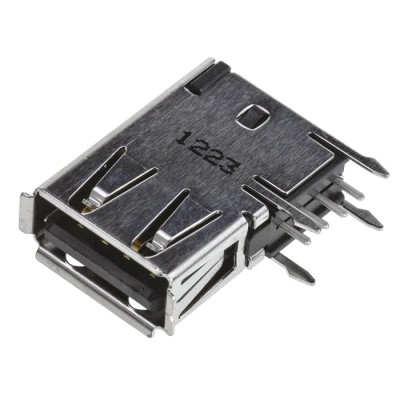 TE Connectivity Right Angle Through Hole Female USB Type A USB Connector USB 2.0 292336-1