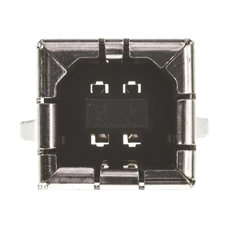 TE Connectivity Straight Through Hole Female 1 Port Type USB Type B USB Connector USB 2.0 5787834-1