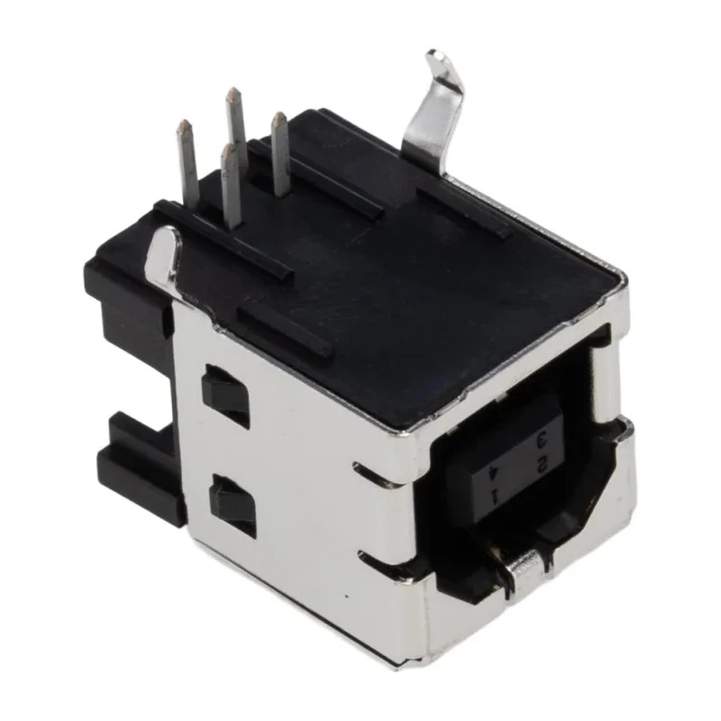 TE Connectivity Right Angle Through Hole Female USB Type B USB Connector USB 2.0 292304-1