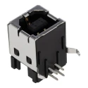 TE Connectivity Right Angle Through Hole Female USB Type B USB Connector USB 2.0 292304-1