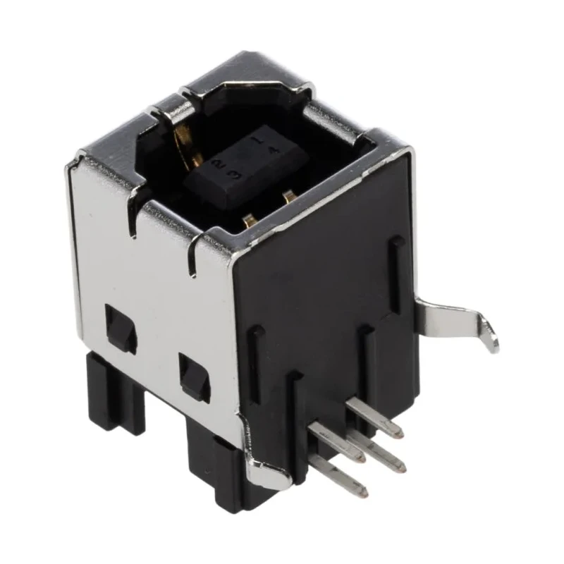 TE Connectivity Right Angle Through Hole Female USB Type B USB Connector USB 2.0 292304-1