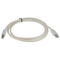 TE Connectivity USB Cable Male USB Type A to Male USB B 1.5 m White USB 2.0 1487588-2