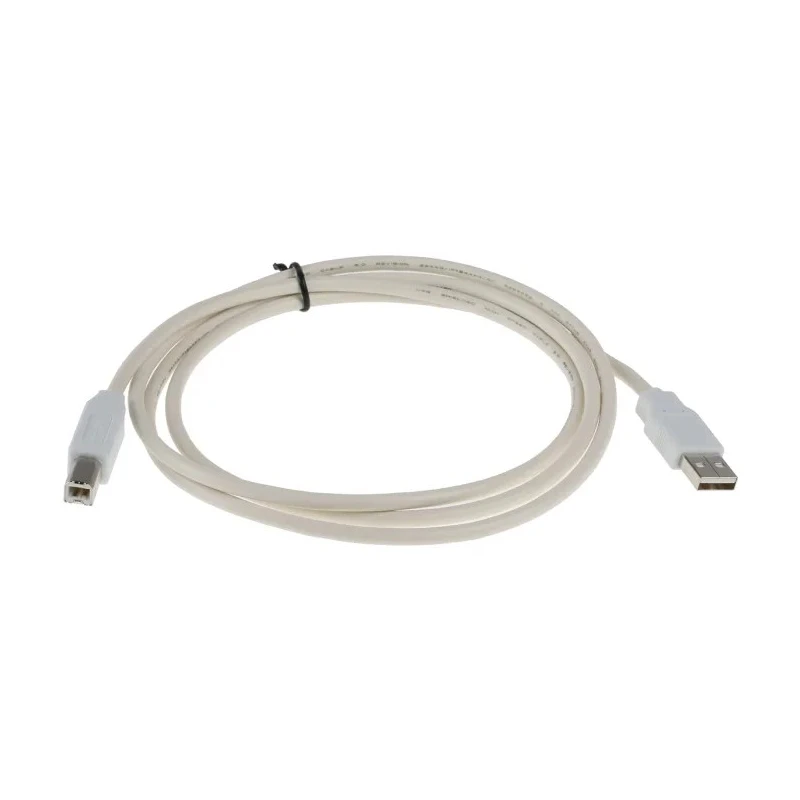 TE Connectivity USB Cable Male USB Type A to Male USB B 1.5 m White USB 2.0 1487588-2
