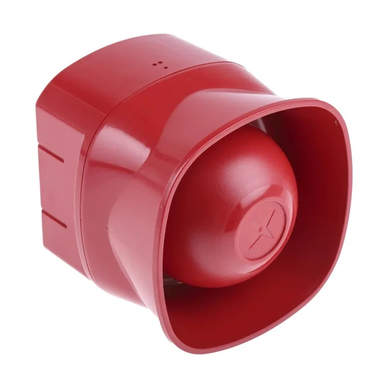 Eaton Electronic Sounder Symphoni Series Surface Mount Red Housing 28V DC 120dB 32-Tone 651004FULL-0020X
