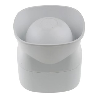 Eaton Symphoni Series Electronic Sounder Surface Mount, White ABS Housing, IP21C, DC 28V, 120 dB, 32 Tones 651003FULL-0021X