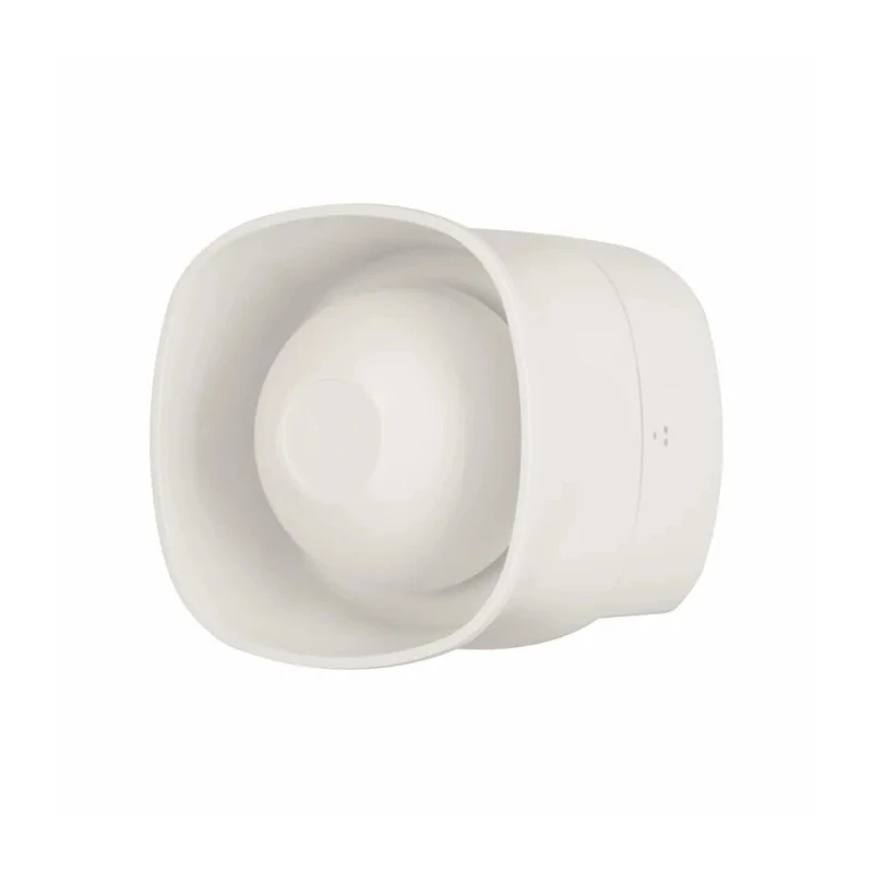 Eaton Symphoni Series Electronic Sounder Surface Mount, White ABS Housing, IP21C, DC 28V, 120 dB, 32 Tones 651003FULL-0021X