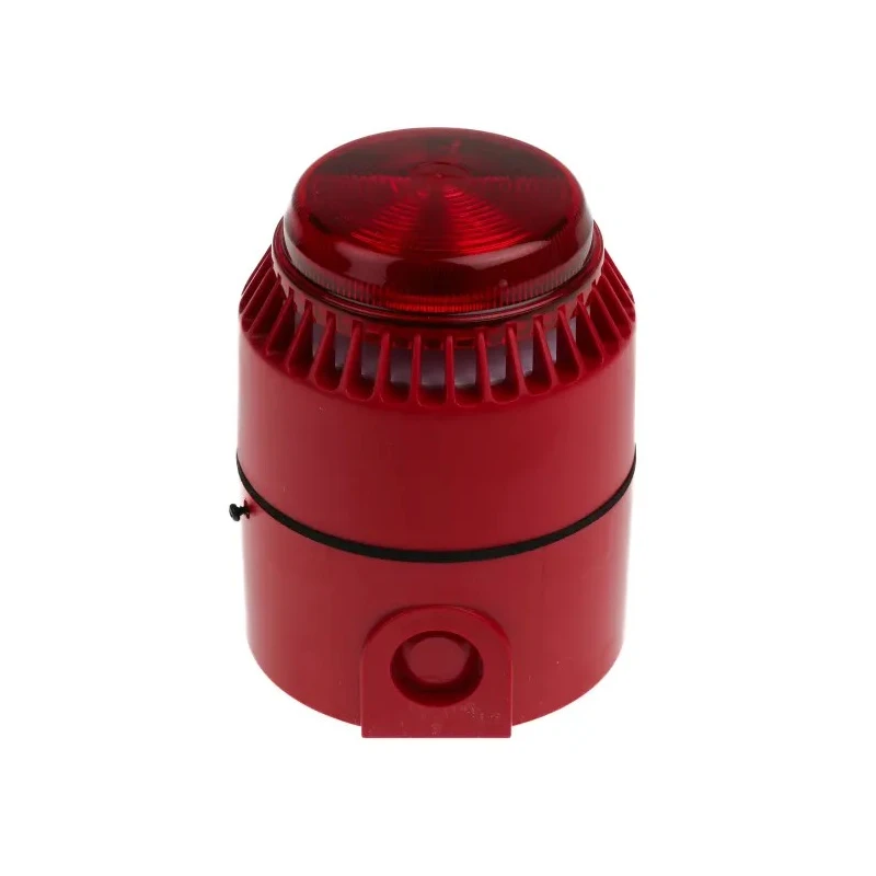 Fulleon Flashni Series Red Sounder-Beacon Combination Electronic, 28V dc, 110 dB, Wall Mount, IP65 IP56 640031FULL-0042X