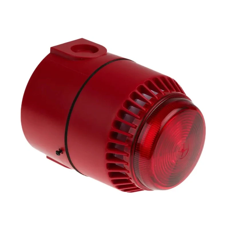 Fulleon Flashni Series Red Sounder-Beacon Combination Electronic, 28V dc, 110 dB, Wall Mount, IP65 IP56 640031FULL-0042X