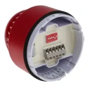 Fulleon Flashni Series Red Sounder-Beacon Combination Electronic, 28V dc, 110 dB, Wall Mount, IP65 IP56 640031FULL-0042X
