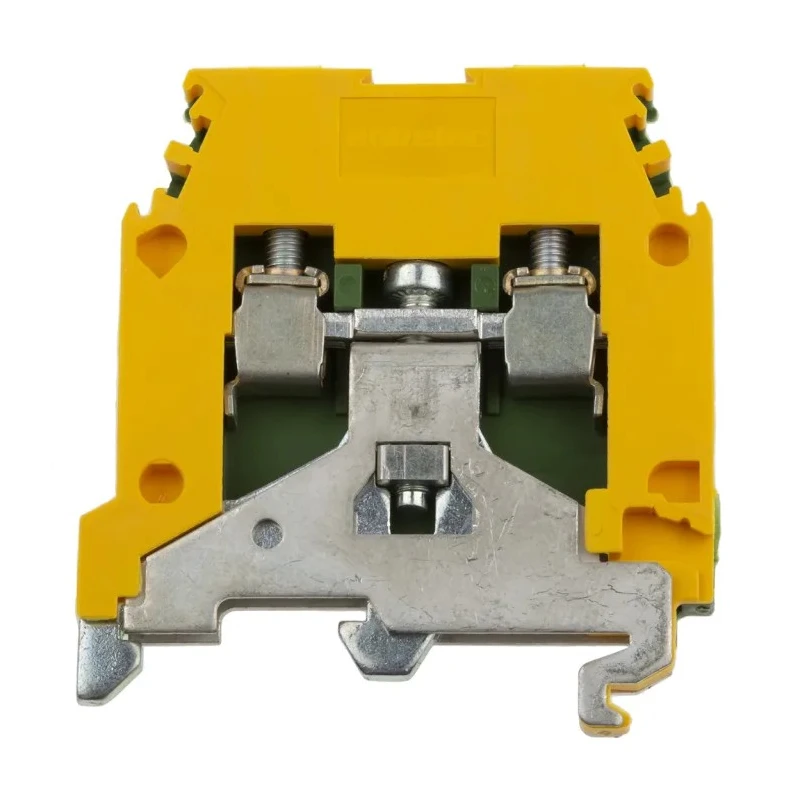 Entrelec SNA Series Earth Terminal Block Yellow, Green, 4mm², 1-Level, Screw Termination 1SNA165113R1600
