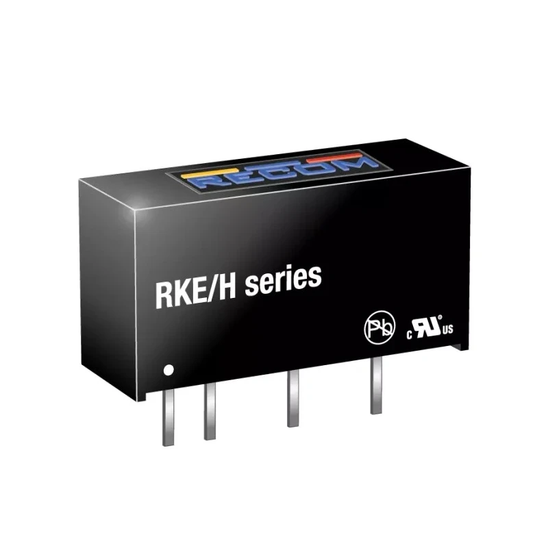 Recom RKE/H DC/DC Converter Through Hole SIP-7 Package 5V DC 200 mA Output 12V DC Input 1W 85°C Max Temp RKE-1205S/H