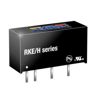 Recom DC/DC Converter 5V dc 200 mA Input 21.6-24V dc 1W Through Hole SIP-7 Package RKE-2405S/H