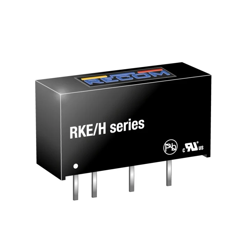 Recom DC/DC Converter 5V dc 200 mA Input 21.6-24V dc 1W Through Hole SIP-7 Package RKE-2405S/H