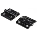 Elesa RS PRO Matt Die Cast Zinc Butt Hinge with Fixed Pin, Screw Fixing, 40 mm x 40 mm x 5 mm 124-1898