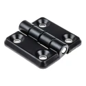 Elesa RS PRO Matt Die Cast Zinc Butt Hinge with Fixed Pin, Screw Fixing, 40 mm x 40 mm x 5 mm 124-1898