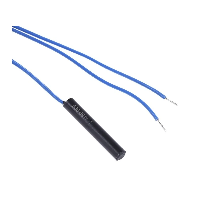 RS PRO Cylindrical Reed Switch 90V AC, 1A Surface Mount with Polyvinyl Chloride Housing 530-8911