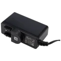 XP Power Interchangeable AC/DC Adapter 18W 9V dc Output 2A 2.1 x 5.5 x 11 mm Centre Positive ACM18US09