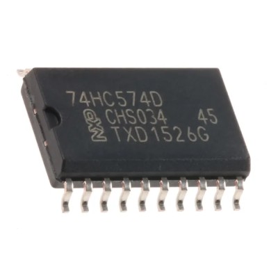Nexperia 8 Octal D Type Flip Flop HC 3-State 20-Pin SOIC 24MHz 74HC574D,652