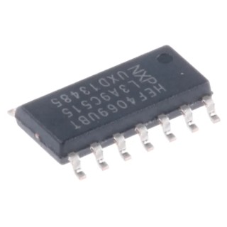 Nexperia Hexagon Unbuffered Inverter 6 Elements 14-Pin SOIC HEF4069UBT,652