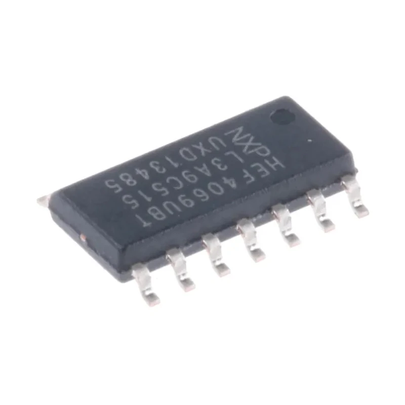 Nexperia Hexagon Unbuffered Inverter 6 Elements 14-Pin SOIC HEF4069UBT,652