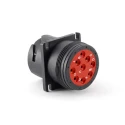 Amphenol Industrial Circular Connector, 9 Contacts, Flange Mount, Plug, Female, IP67, 1.5kV, 13A AHD10-9-1939P