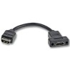 RS PRO 80 mm Female HDMI to Female HDMI Cable Black 124-2517